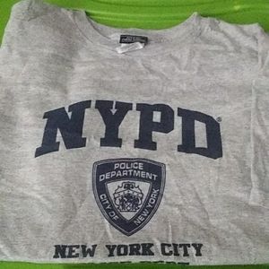 NYPD police badge t-shirt Size Large